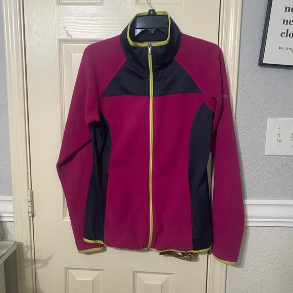 Columbia Jackets & Blazers - Columbia women’s fleece full zip light jacket size L in multi colors